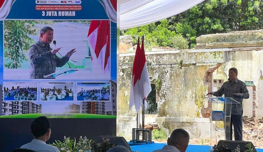 Prabowo Minta Program 3 Juta Rumah Dipercepat, KAI Siapkan 5.484 Hunian Terintegrasi di Empat Kota