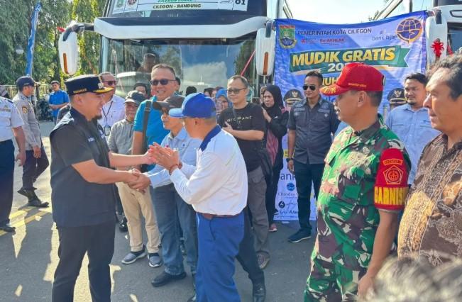 Pemkot Cilegon Berangkatkan 2.000 Pemudik Lewat Program Mudik Gratis Penuh Berkah