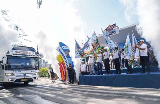 Pertamina Berangkatkan Pengemudi Ojol dalam Program Mudik Gratis MyPertamina ke Jawa Tengah dan Jawa Timur