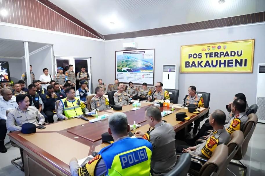 Wakapolri Pantau Arus Mudik Lebaran 2026 dari Udara, Jalur Merak–Bakauheni Terpantau Lancar