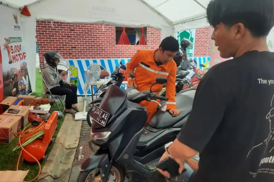 Baznas Provinsi Jambi Gelar Layanan Ganti Oli Gratis di Jalur Mudik untuk Tingkatkan Kenyamanan Pemudik
