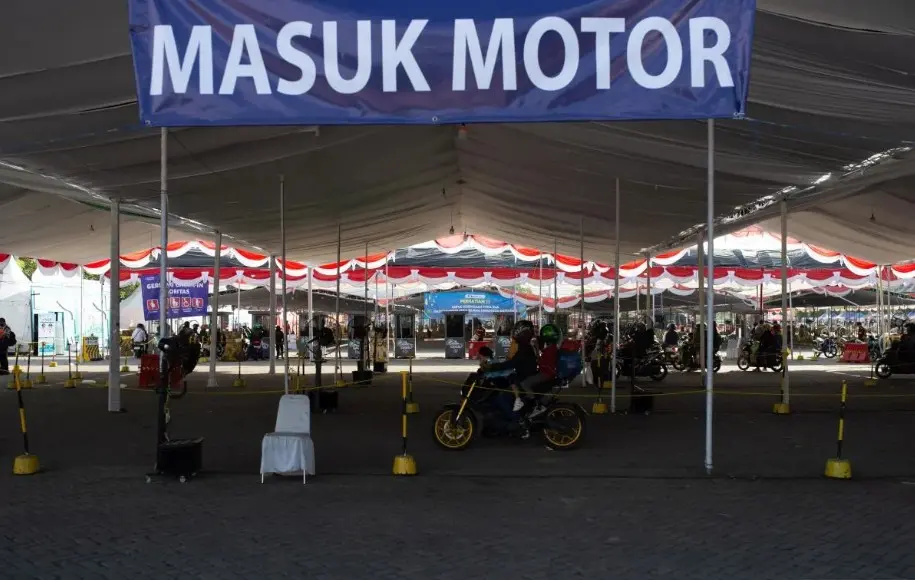 Arus Mudik Motor di Pelabuhan Ciwandan Melandai pada H-1 Lebaran 2026, Ribuan Pemudik Tetap Menyeberang ke Sumatera