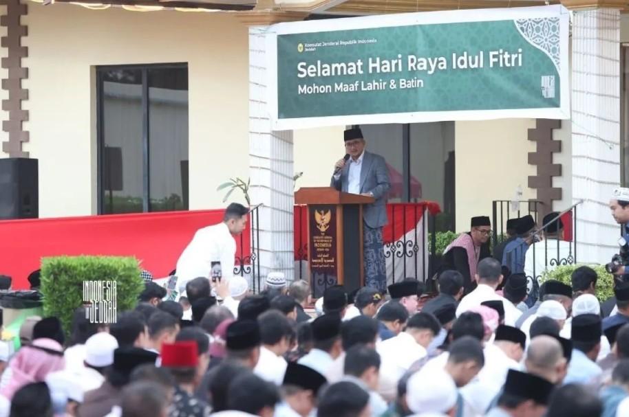 KJRI Jeddah Gelar Shalat Idul Fitri, Ribuan Diaspora Tetap Berkumpul di Tengah Ketegangan Kawasan