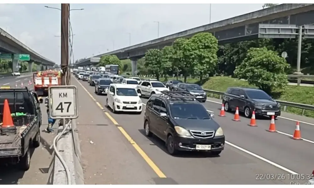Contraflow Diterapkan di Tol Jakarta-Cikampek, Antisipasi Lonjakan Arus Lebaran