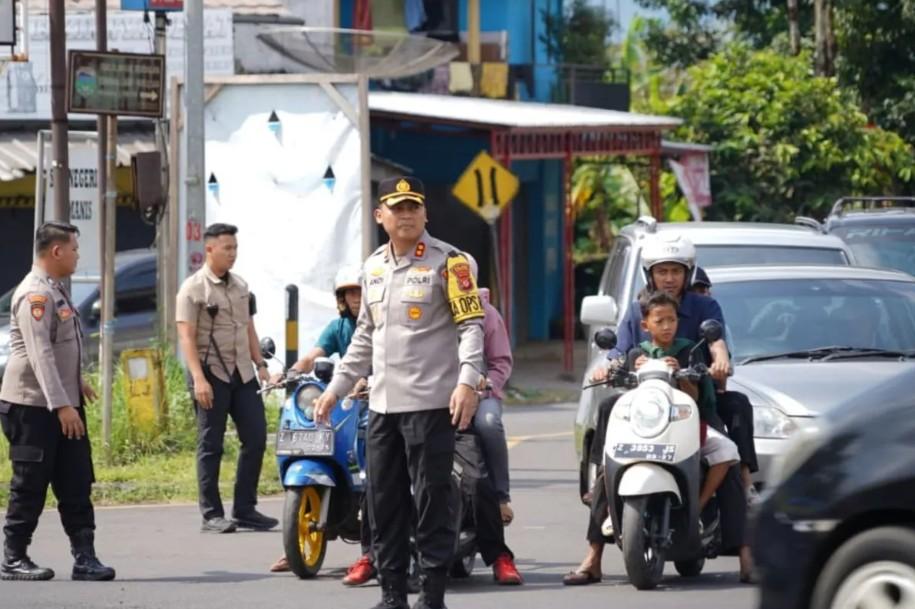 Arus Balik di Jalur Gentong Tasikmalaya Padat Merayap, Polisi Terapkan Rekayasa Lalu Lintas