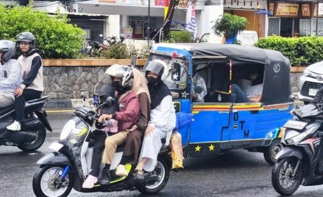 Jalur Pantura Kabupaten Bekasi Dipadati Pemudik Roda Dua Saat Arus Balik Lebaran 2026