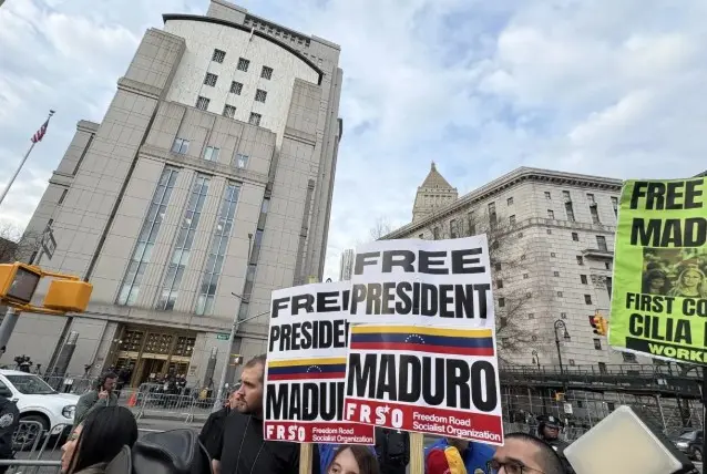 Maduro Kembali Hadir di Pengadilan New York, Pendukung Gelar Aksi Tuntut Pembebasan