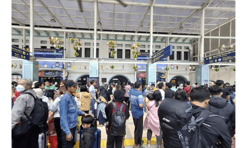 KAI Daop 1 Catat 370.559 Penumpang Tiba Selama Arus Balik Lebaran