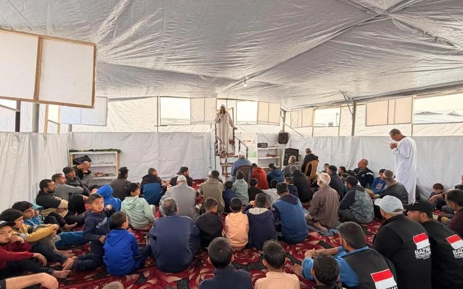 Baznas RI Bangun Tiga Masjid Darurat di Gaza untuk Penuhi Kebutuhan Ibadah di Tengah Konflik