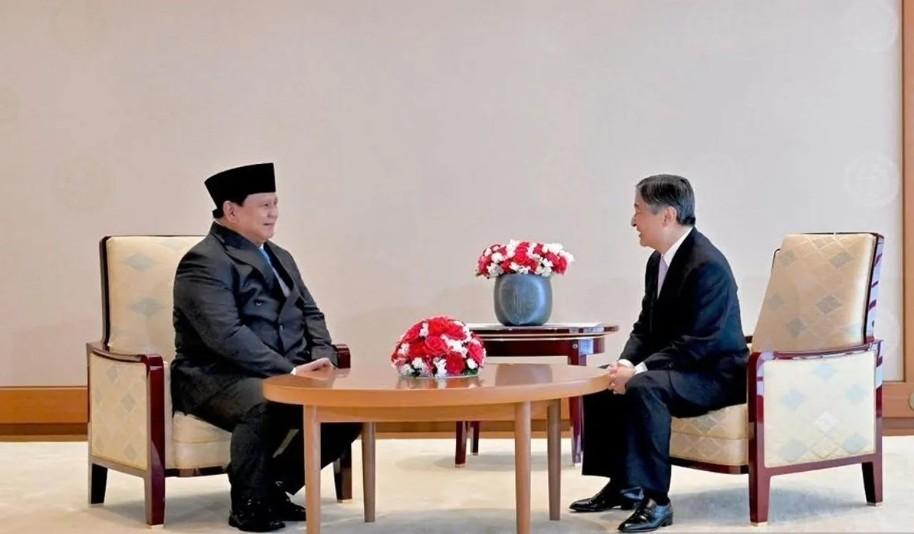 Presiden Prabowo Subianto Bahas Investasi dan Lingkungan Hidup Saat Bertemu Kaisar Jepang Naruhito di Tokyo