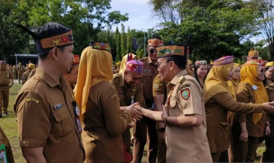 Gubernur Kalteng Agustiar Sabran Perintahkan Sanksi Tegas bagi 52 ASN Mangkir Tanpa Izin saat Apel Besar