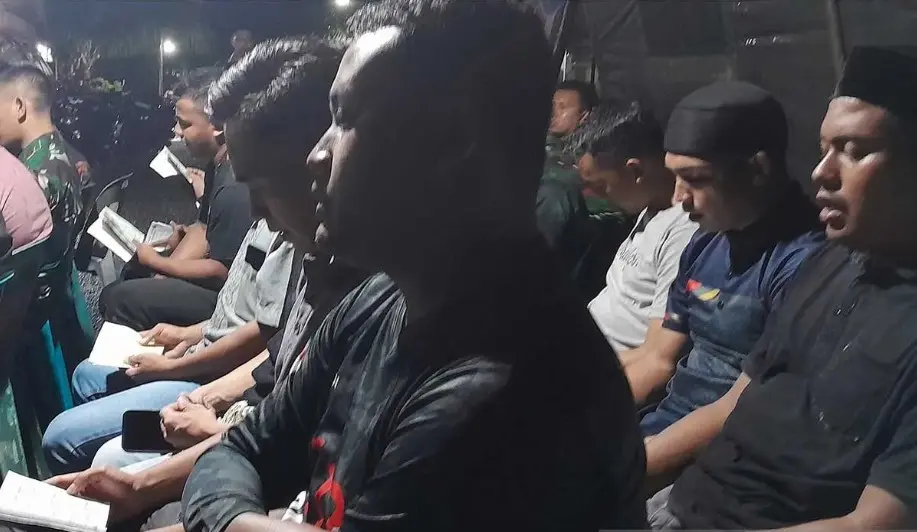 Prajurit TNI Gugur di Lebanon, Warga Asrama Yonif 113/JS Gelar Tahlilan Tujuh Hari di Bireuen