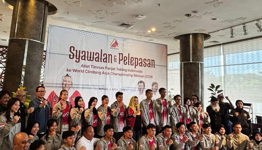 FPTI Resmi Melepas Tim Panjat Tebing Indonesia untuk Kualifikasi Asian Games 2026 di China dengan Target Lolos Ketat