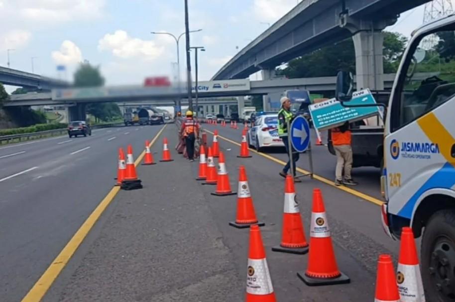 Penghentian Contraflow Tol Jakarta-Cikampek Dilakukan Setelah Lalu Lintas Kembali Normal