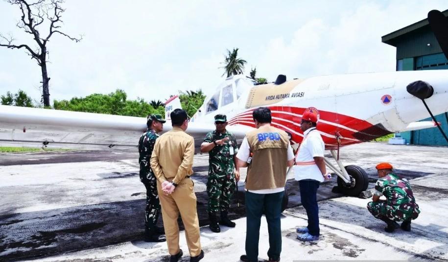 Pemerintah Kabupaten Natuna Lakukan Operasi Modifikasi Cuaca untuk Atasi Kekeringan dan Karhutla