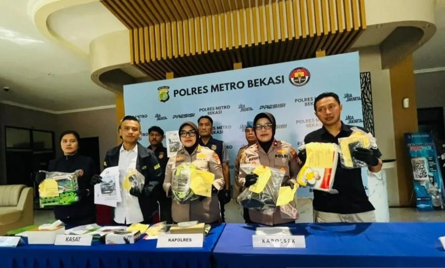 Polisi Tangkap Tiga Pelaku Penyiraman Air Keras di Bekasi, Motif Dendam Pribadi Terungkap