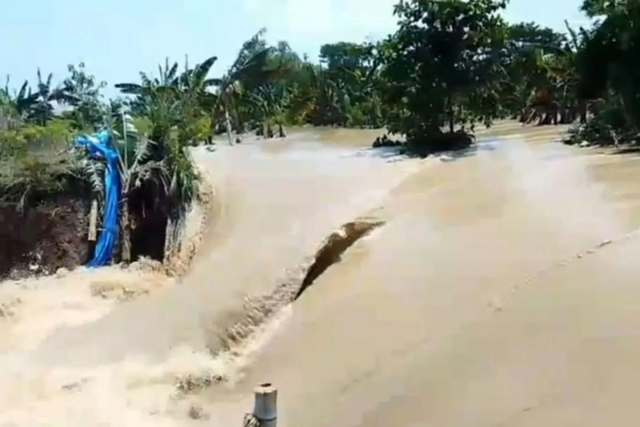 Tanggul Sungai Tuntang Jebol di Tiga Titik, Sejumlah Desa di Demak Kembali Terendam Banjir
