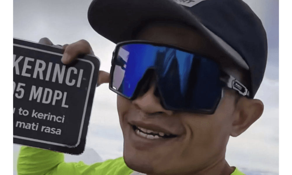 Arief Wismoyono Juara Kerinci100 Usai Taklukkan Medan Ekstrem 100 Km Gunung Kerinci
