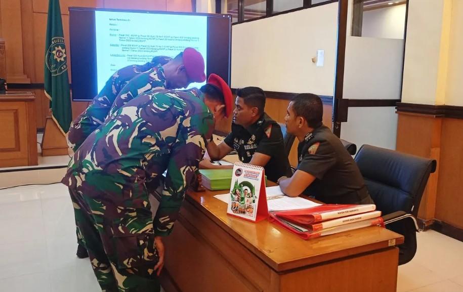 Kasus Penculikan dan Pembunuhan Kepala Cabang Bank Disidangkan, Tiga Prajurit Ajukan Eksepsi