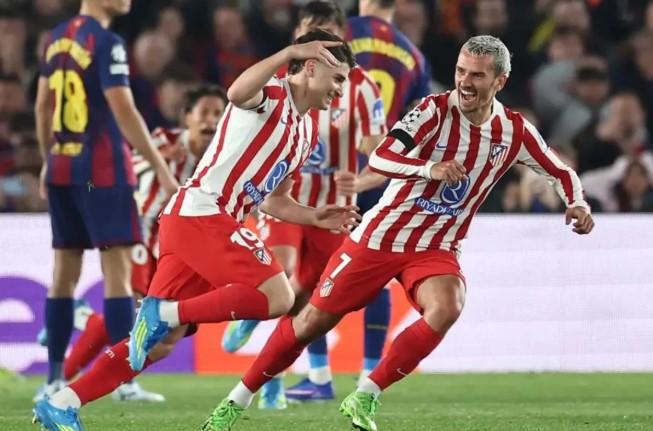 Atletico Madrid Bungkam Barcelona 2-0 di Camp Nou Usai Cubarsi Dikartu Merah