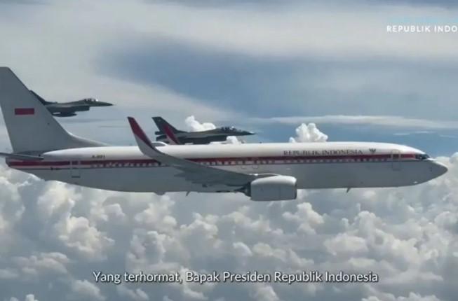 Prabowo Sapa Pilot Tempur dari Kokpit Indonesia One, Sampaikan Kebanggaan pada HUT ke-80 TNI AU