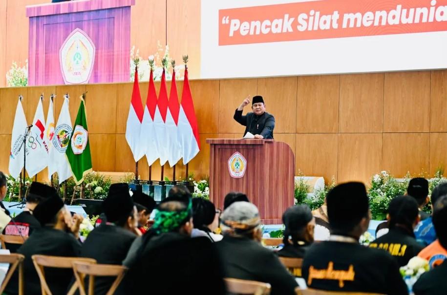 Presiden Prabowo Tegaskan Pencak Silat Cerminkan Kepribadian Bangsa dan Perkuat Ketahanan Nasional