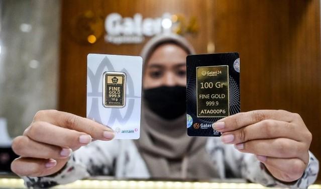 Harga Emas UBS, Antam, dan Galeri24 di Pegadaian Stabil pada Perdagangan Senin Pagi