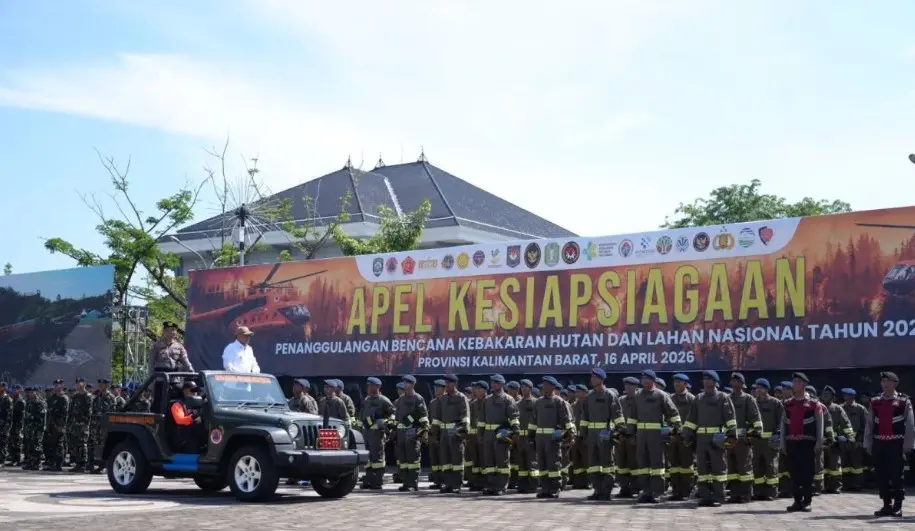 Kesiapsiagaan Karhutla 2026 Diperkuat, Pemerintah Waspadai Ancaman Serius di Kalimantan Barat