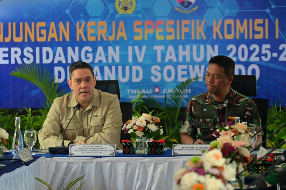 Dave Fikarno Dorong Terobosan Perkuat Lanud Soewondo sebagai Benteng Udara Nasional