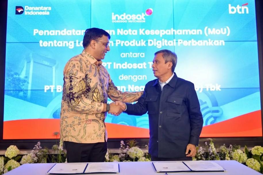 BTN dan Indosat Resmi Berkolaborasi Hadirkan Layanan Keuangan Digital Terintegrasi bagi Masyarakat