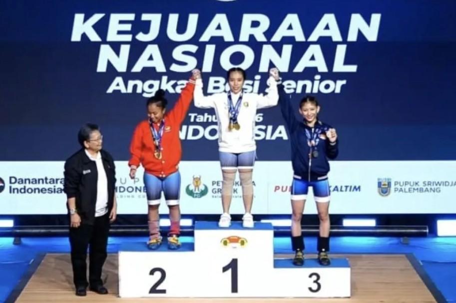 Dominasi Lampung di Hari Pertama Kejurnas Angkat Besi 2026, Husni dan Adelia Sumbang Lima Emas