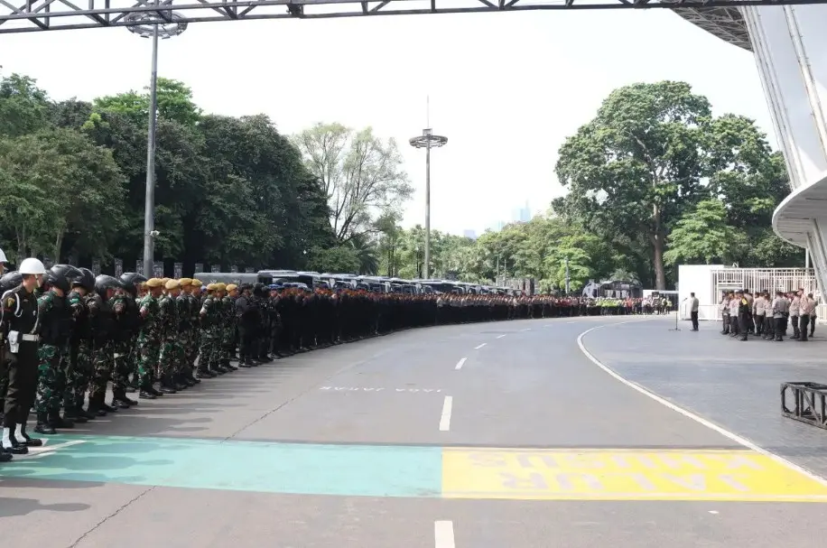 Pengamanan Ketat dan Humanis Warnai Laga Barcelona Legends vs DRX World Legends di GBK