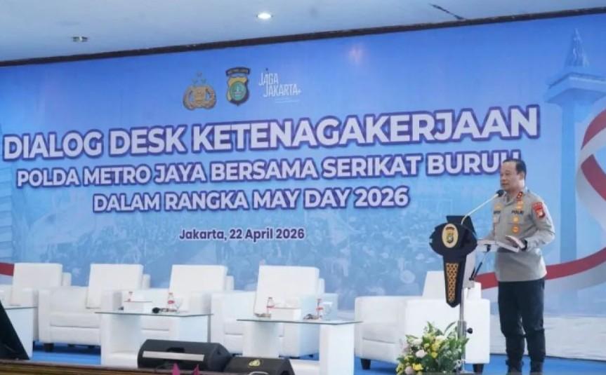 Dialog Polda Metro Jaya dan Serikat Buruh Jelang May Day 2026 Perkuat Hubungan Industrial