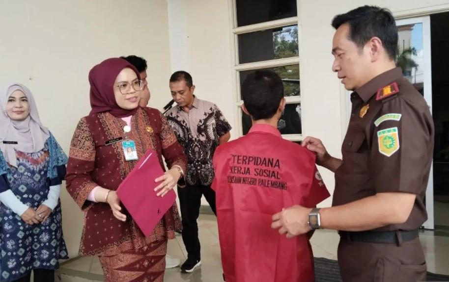 Plea Bargaining Perdana di Sumsel, Terdakwa Penggelapan RSUD Bari Jalani Kerja Sosial 120 Jam