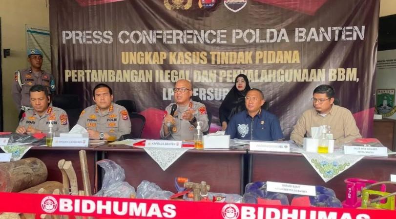 Polda Banten Bongkar Sindikat Penyelewengan BBM Subsidi, Lima Tersangka Ditangkap dengan Modus Pelat Palsu dan Barcode Ilegal