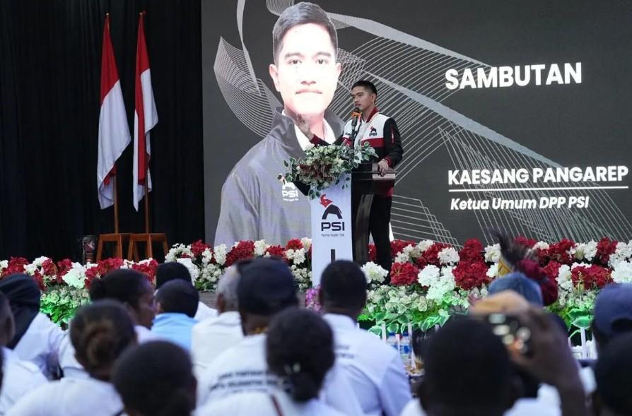 Kaesang Pangarep Lantik Pengurus PSI Papua Tengah, Isaias Douw Sebut Dirinya “Jokowi Papua Tengah”