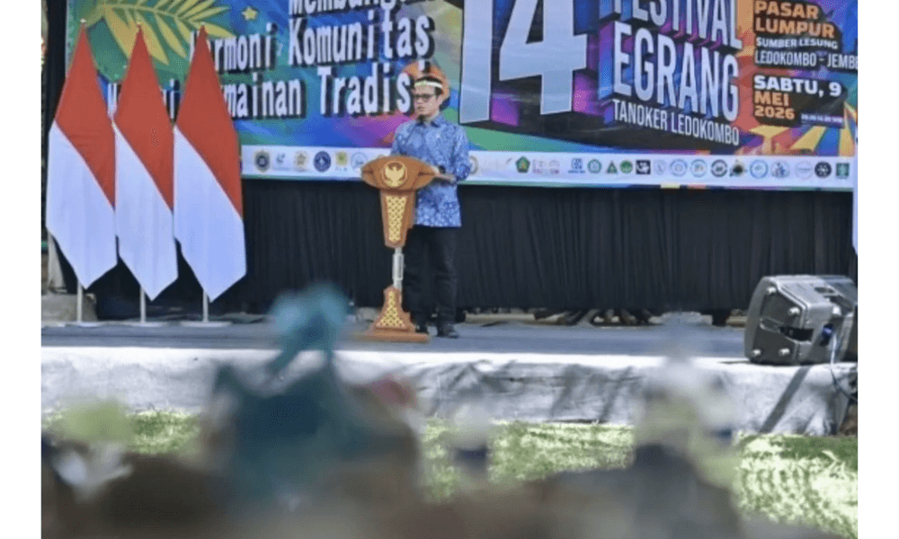 Nezar Patria Sebut Permainan Egrang Jadi Jeda dari Intensitas Dunia Digital