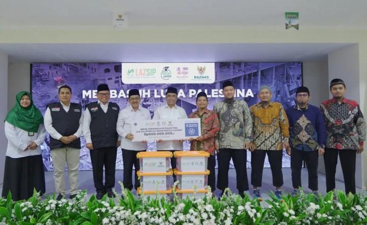 LAZ SIP Salurkan Infak Rp600 Juta untuk Palestina Melalui Baznas RI