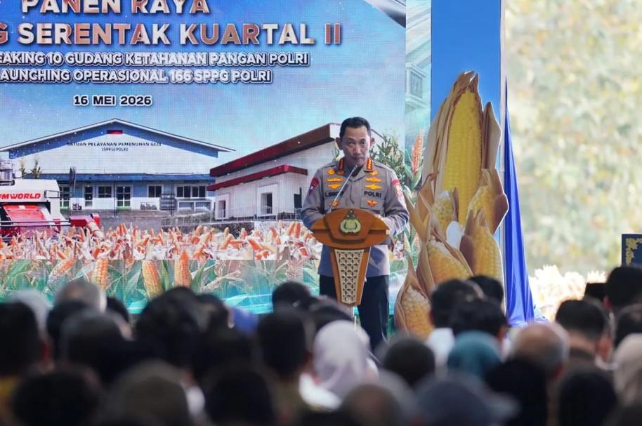 Kapolri Listyo Sigit Sebut Polri Akan Miliki 28 Gudang Ketahanan Pangan di Berbagai Wilayah Indonesia