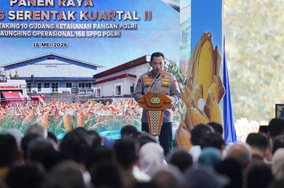 Kapolri Sebut Program Penanaman Jagung Polri Hasilkan 3,9 Juta Ton Sepanjang 2025