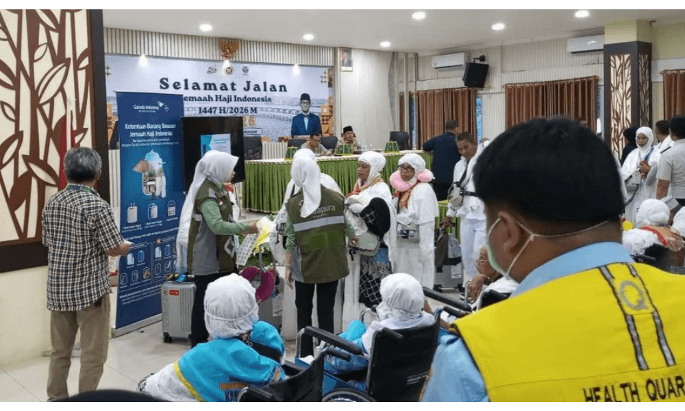 PPIH Embarkasi Makassar Berangkatkan 392 Calon Haji Asal Sulawesi Tenggara