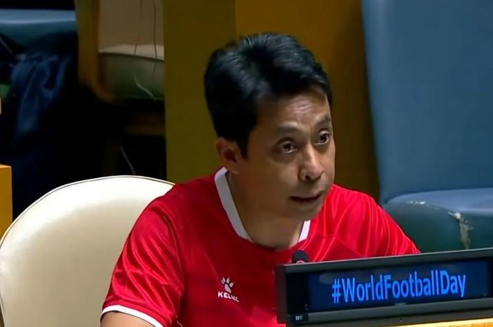Indonesia Perkenalkan Liga Universitas di Forum World Football Day 2026 PBB