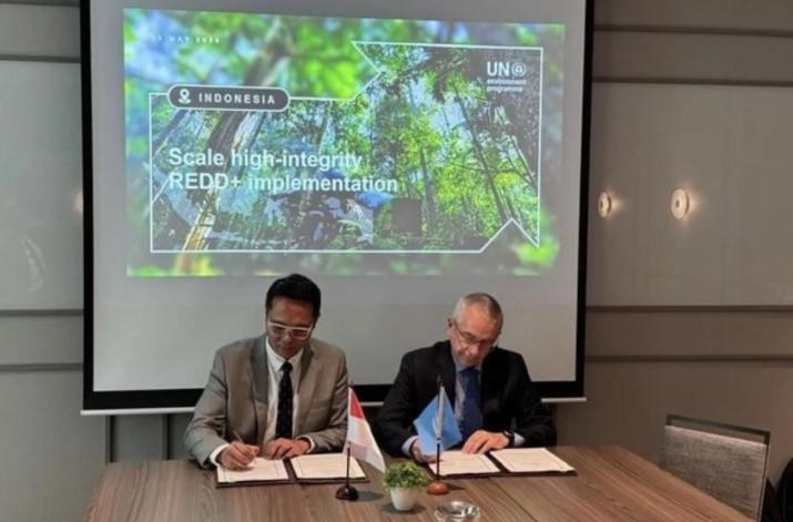 Kemenhut dan UNEP Resmi Perkuat Kerja Sama Proyek REDD+ untuk Aksi Iklim