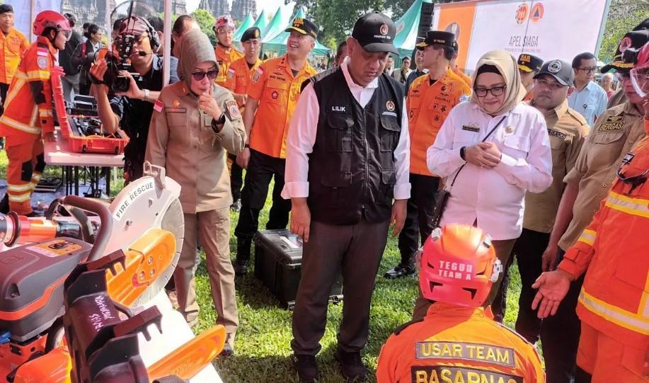 Kemenko PMK Gelar Apel Kesiapsiagaan di Prambanan untuk Perkuat Ketangguhan Bencana