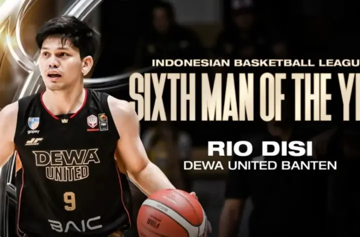 Rio Disi Cetak Sejarah usai Raih Tiga Gelar Sixth Man of The Year IBL