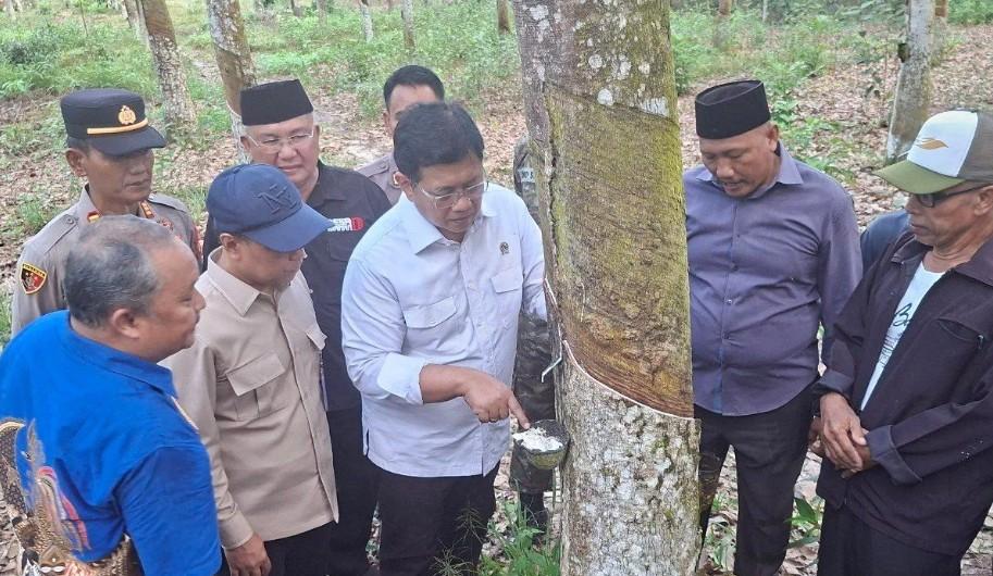 Viva Yoga Siap Perjuangkan Pupuk Subsidi bagi Petani Karet Rakyat