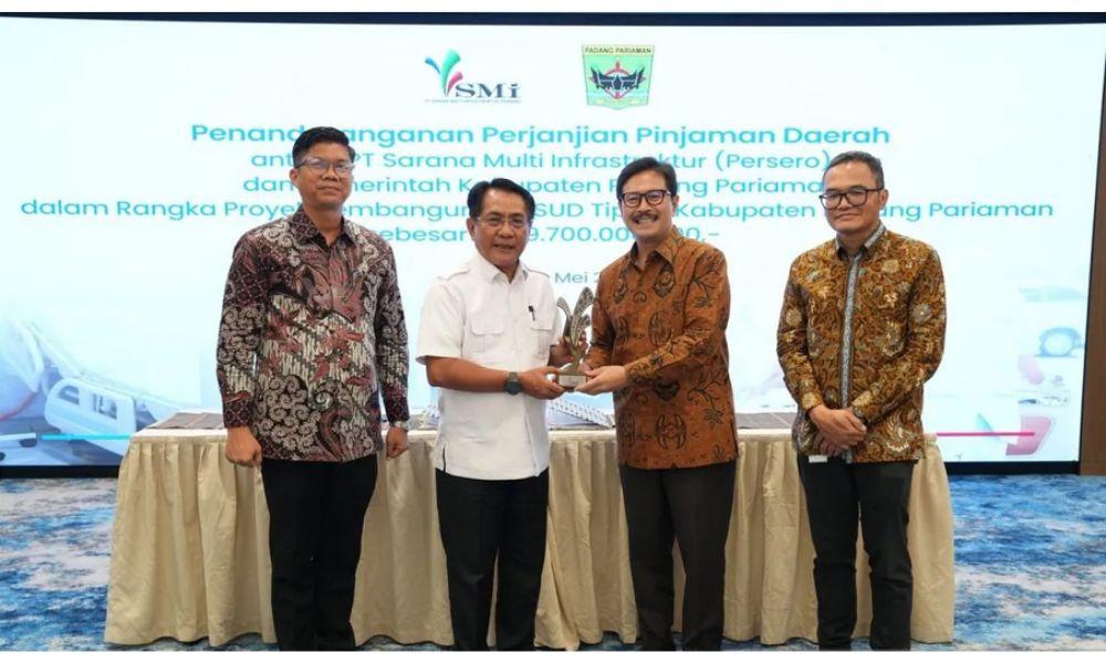 PT SMI Salurkan Pembiayaan Rp69,7 Miliar untuk Pembangunan RSUD Sungai Limau di Padang Pariaman