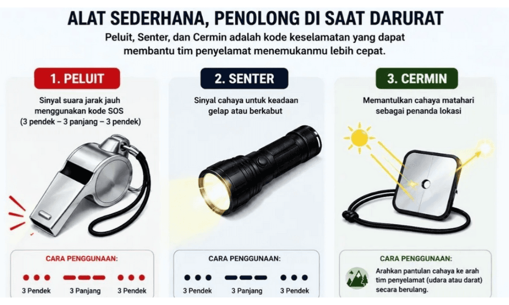 SAR Natuna Imbau Warga Bawa Peluit dan Senter Saat Beraktivitas di Laut dan Hutan