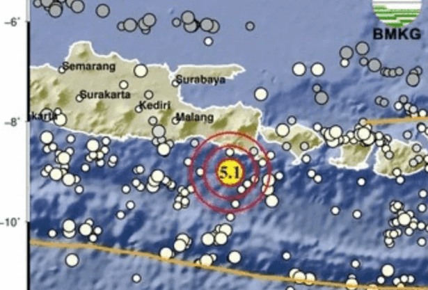 Gempa Magnitudo 5,1 Guncang Jember, BMKG Pastikan Tidak Berpotensi Tsunami