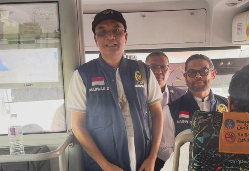 Marwan Dasopang Lepas Jamaah Haji Sumut ke Arafah dan Pastikan Keberangkatan Berjalan Lancar